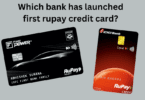 Which bank has launched first RuPay credit card ?